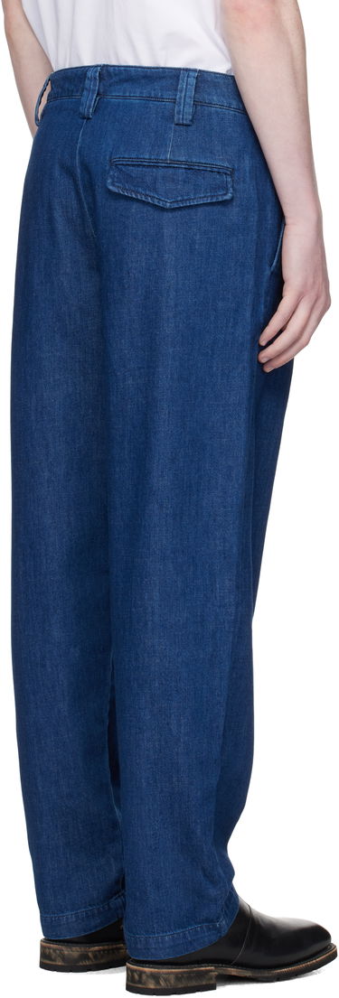 Jeans A.P.C. A.P.C. Renato Pleated Denim Trousers Blå | COHAL-H08428, 2