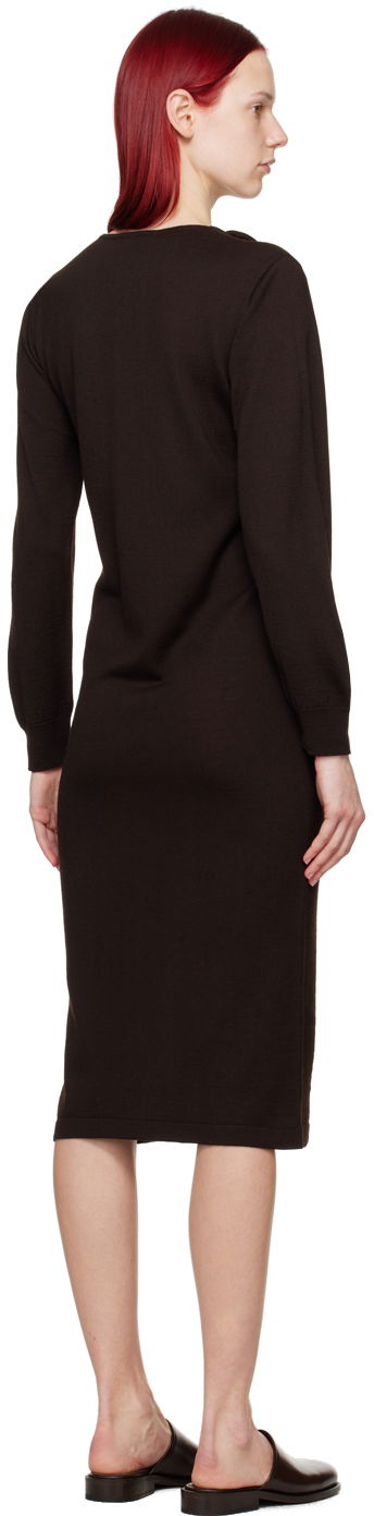 Kjole LEMAIRE LEMAIRE Layered Midi Dress Brun | DR1060 LK087, 2