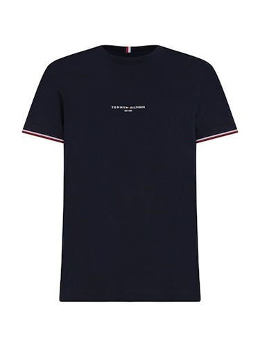 T-shirt Tommy Hilfiger S/S T-Shirt Sort | MW0MW32584DW5, 3