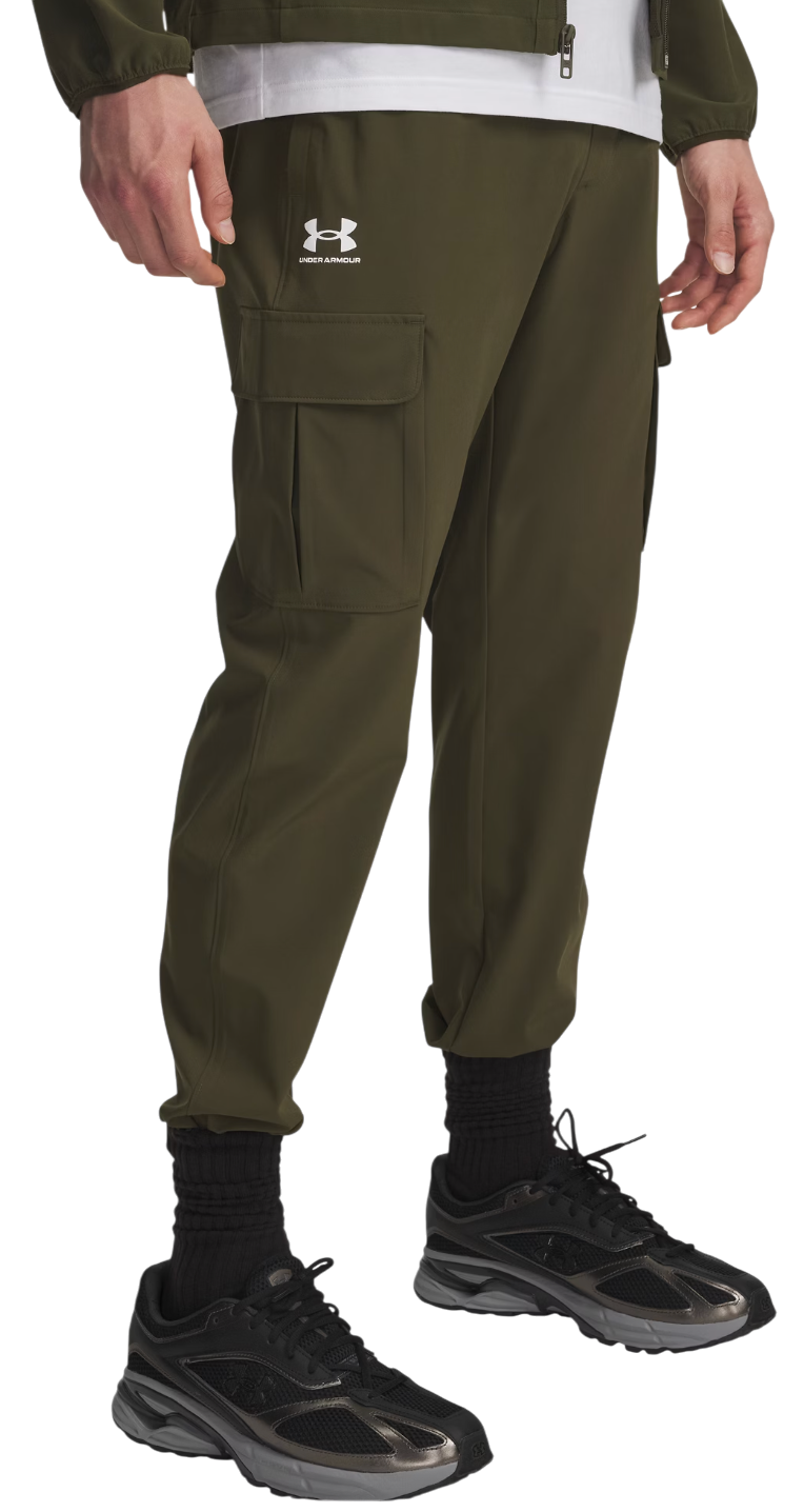 Cargo bukser Under Armour Under Armour UA Vibe Woven Cargo Pants Grøn | 1386558-308