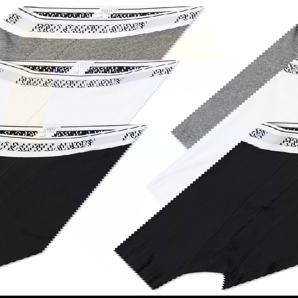 Boksere Polo by Ralph Lauren Classic Trunk - 3 Pack Flerfarvet | 714830299052, 0
