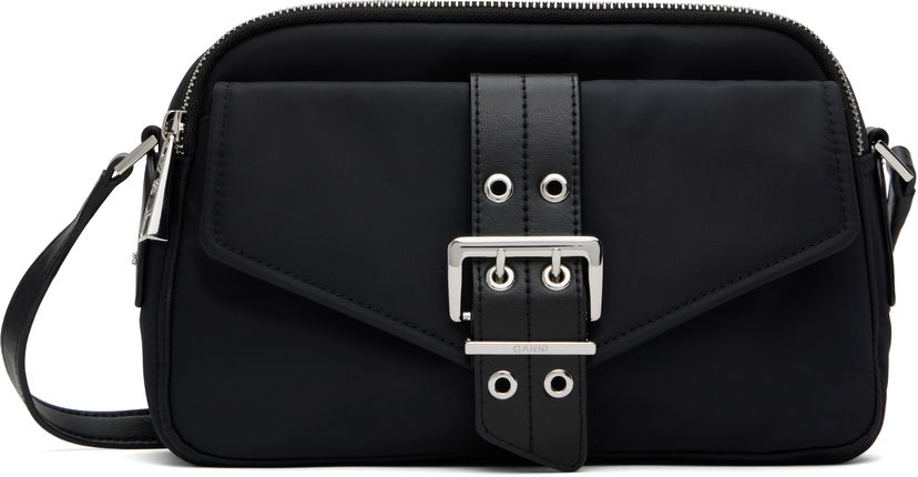 Skuldertaske GANNI GANNI Bucky Camera Bag Sort | A6370