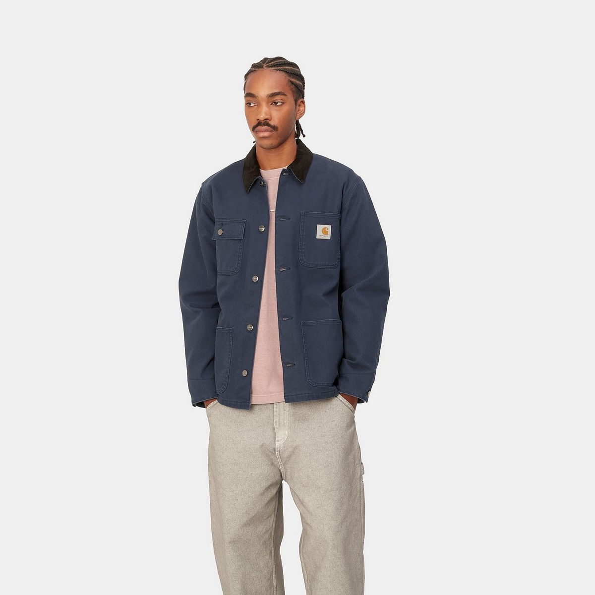Frakker Carhartt WIP Michigan Coat (Winter) Mørkeblå | I015261_B89_60, 0