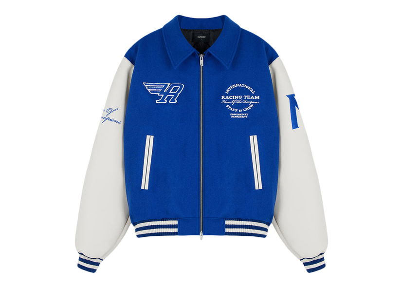 Jakke Represent Clo Represent Racing Team Varsity Jacket Cobalt Blå | M01143-109