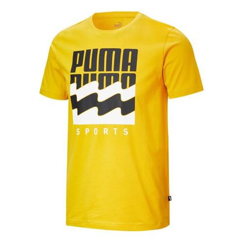 T-shirt Puma Summer Graphic Short Sleeve T-Shirt Gul | 583875-25, 0