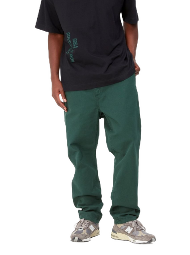 Bukser Carhartt WIP Flint Pant "Discovery Green garment dyed" Grøn | I029919_1N9_GD