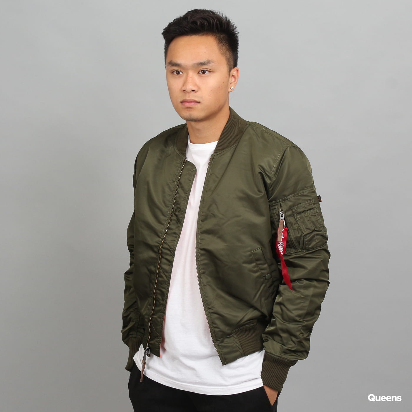 Bomberjakke Alpha Industries MA - 1 VF 59 Grøn | 191118 257, 0