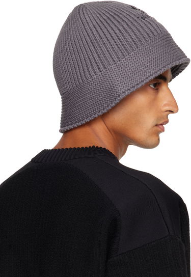 Hat Y-3 Y-3 Heritage Knit Bucket Hat Grå | KC0436, 2