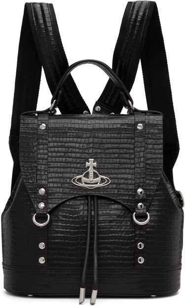 Rygsæk Vivienne Westwood Vivienne Westwood Max Small Backpack Sort | 4A030006U-L00C1-, 0