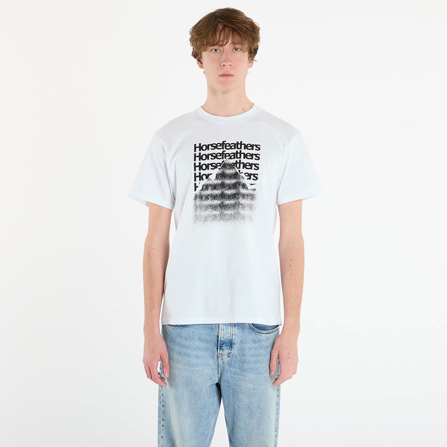 T-shirt Horsefeathers T-Shirt Focus Hvid | SM1390C, 0