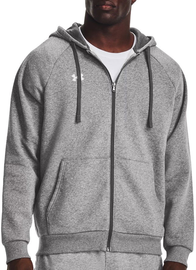 Sweatshirt Under Armour Rival Fleece FZ Grå | 1379767-025, 0