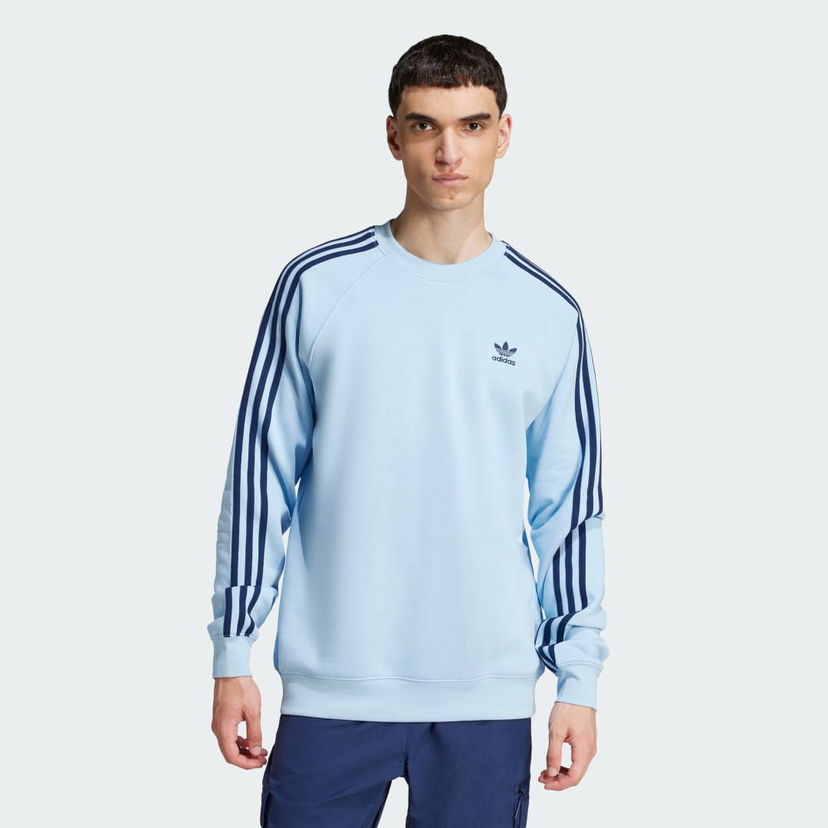Sweatshirt adidas Performance Classics 3-Stripes Sweatshirt Blå | JN7026