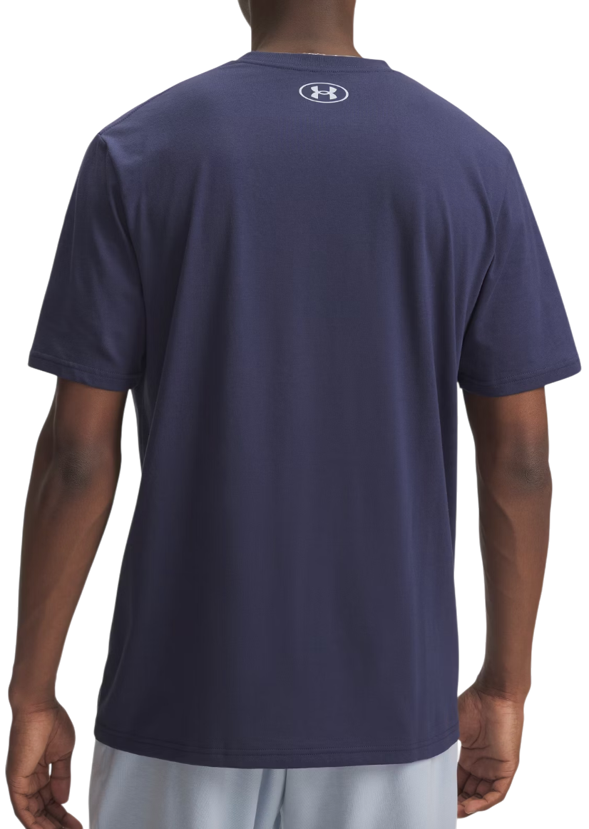 T-shirt Under Armour Under Armour ABC Camo Boxed Logo Short Sleeve T-Shirt Mørkeblå | 1361673-403, 1