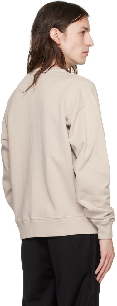 Sweatshirt HELIOT EMIL Crewneck Sweatshirt With Chest Pocket Beige | HE_M_08_016_C03_ST18, 2