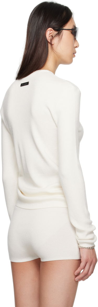 T-shirt Fear of God Fear of God ESSENTIALS Soft Rib Long Sleeve T-Shirt Hvid | 192SP257804FW, 2