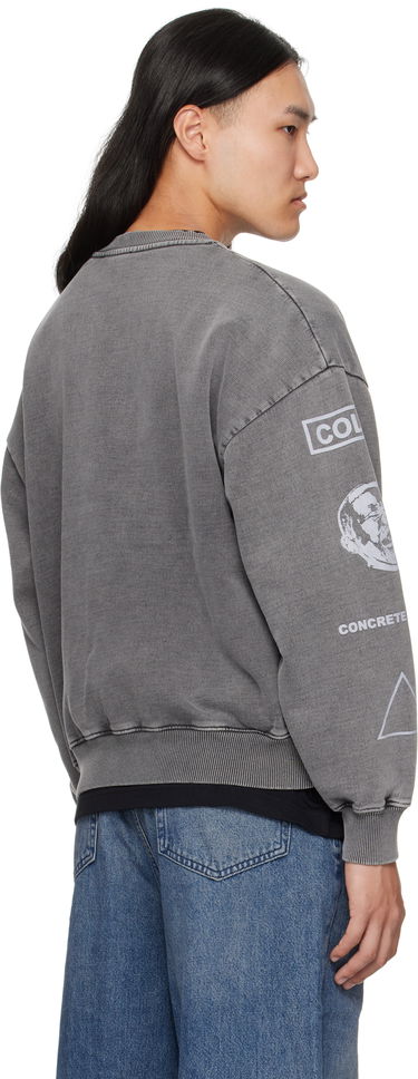 Sweatshirt Han Kjøbenhavn Han Kjobenhavn Graphic Printed Crewneck Sweatshirt Grå | M-134728, 2