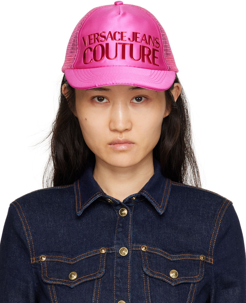 Kasket Versace Jeans Couture Logo Cap Lyserød | E75VAZK13_EZS799, 0