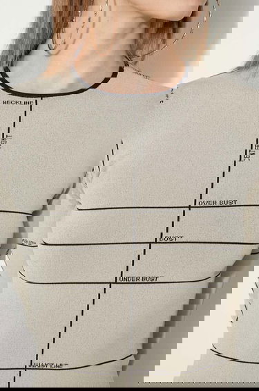 Kjole VETEMENTS VETEMENTS Mannequin Knit Top Long Sleeve Beige | WE64KN330O, 5