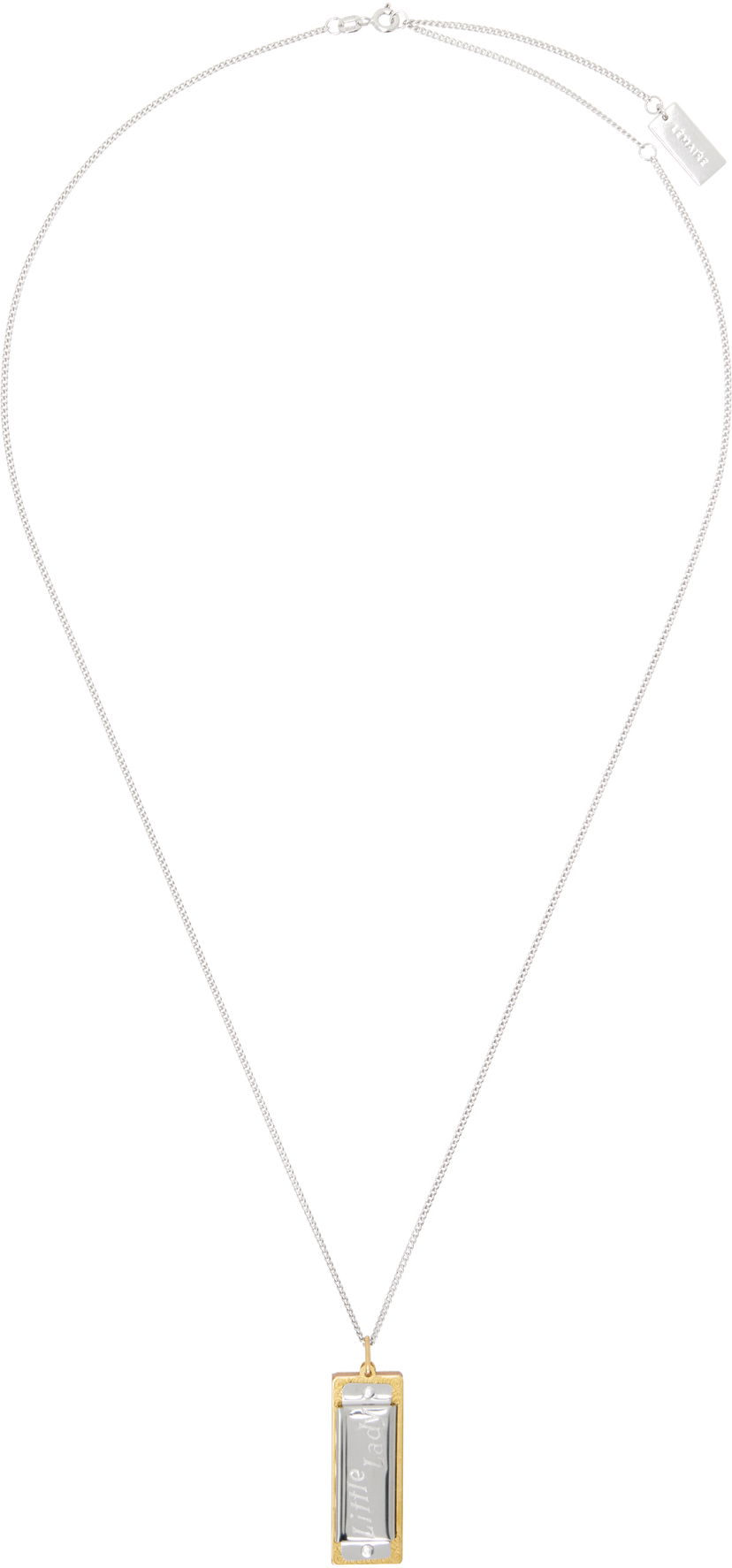 Halskæde LEMAIRE LEMAIRE HOHNER Edition Harmonica Pendant Necklace Metalisk | JW0034 LO0042