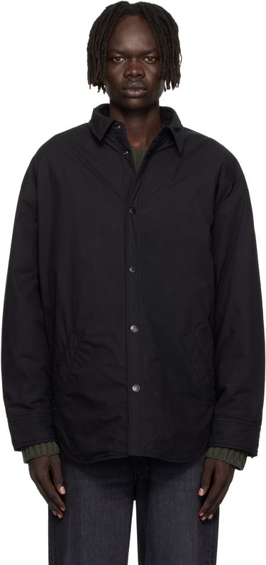 Skjorte Acne Studios Acne Studios Button-Up Overshirt Sort | B90855-, 0