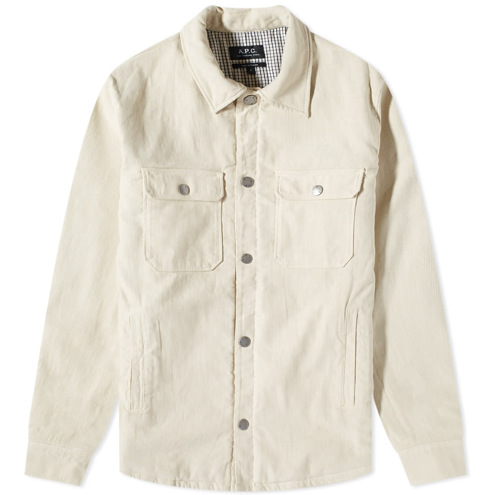 Skjorte A.P.C. Alex Overdyed Shirt Beige | COETB-H02625-AAD, 0