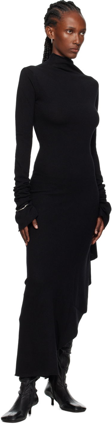 Kjole Ann Demeulemeester Ann Demeulemeester Vabu Maxi Dress Sort | 2520-W-KN59-KN073-099, 3