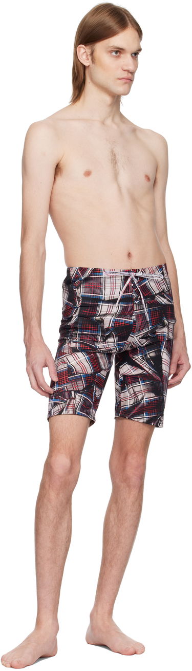 Badetøj Vivienne Westwood Vivienne Westwood Draped Tartan Swim Shorts Flerfarvet | 8101000M-J0099-, 3
