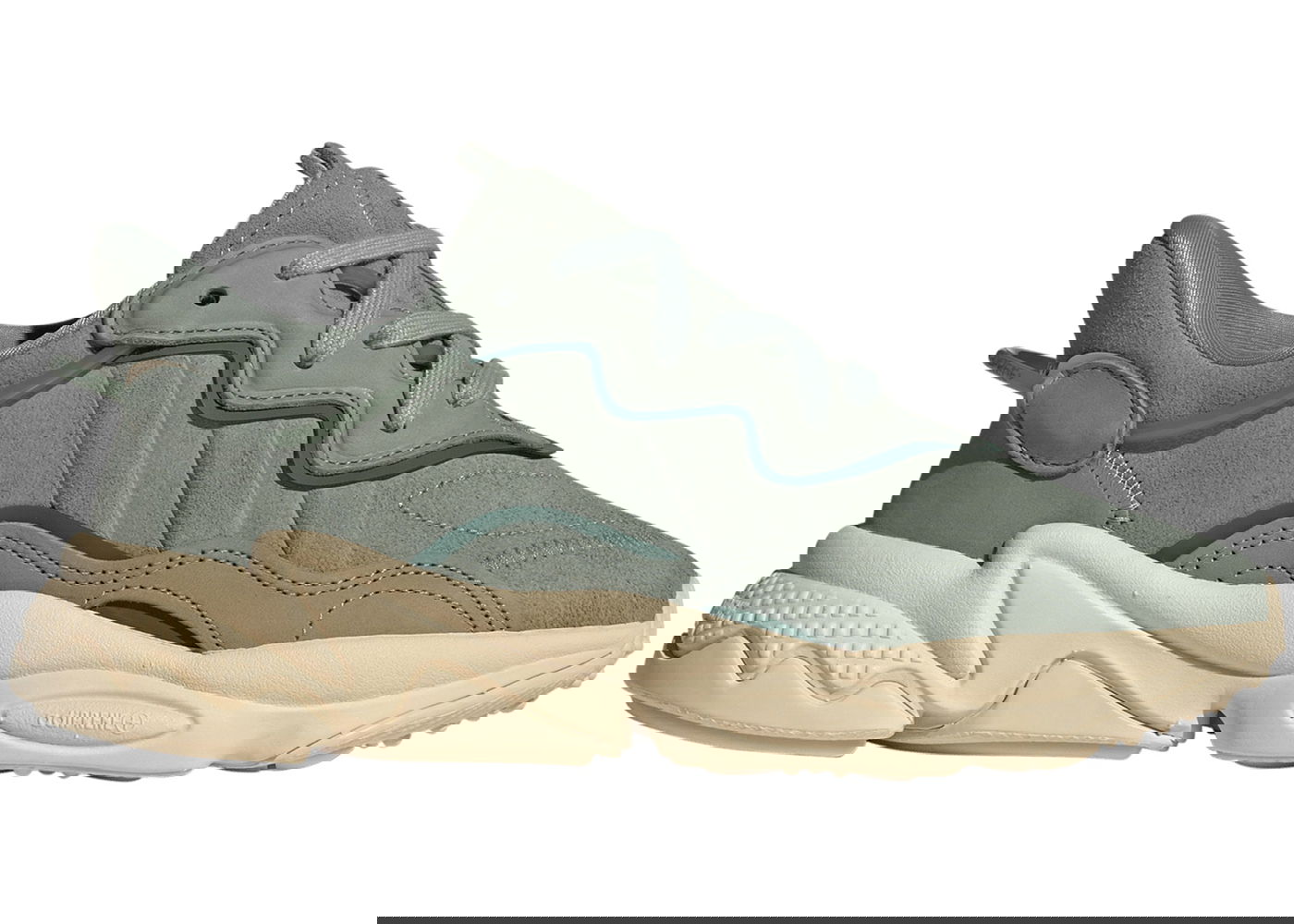 Sneakers og sko adidas Originals adidas Ozweego Silver Green Sand Strata (Women's) Grå | IE9508, 0