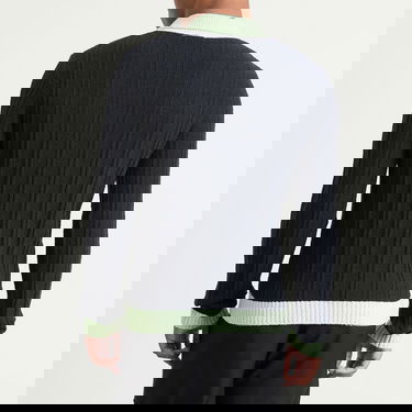 Polo skjorte Casablanca Casablanca Boucle Polo, Size Large Sort | MPF25-KW-1000-01, 3