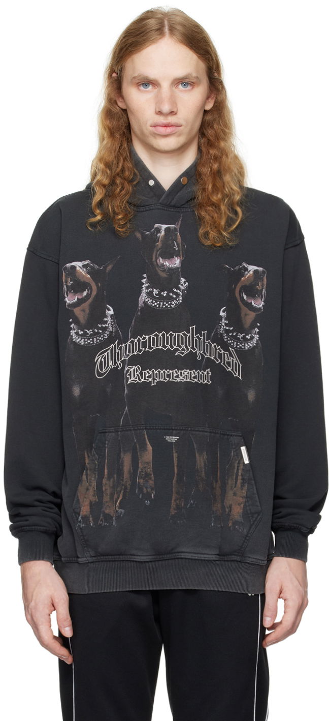 Sweatshirt Represent Clo Hoodie Thoroughbred Sort | MLM41134, 0