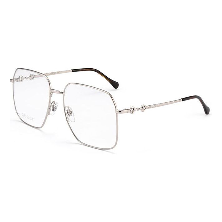 Solbriller Gucci Gucci Horsebit Square Eyeglasses Metalisk | GG0952O-003