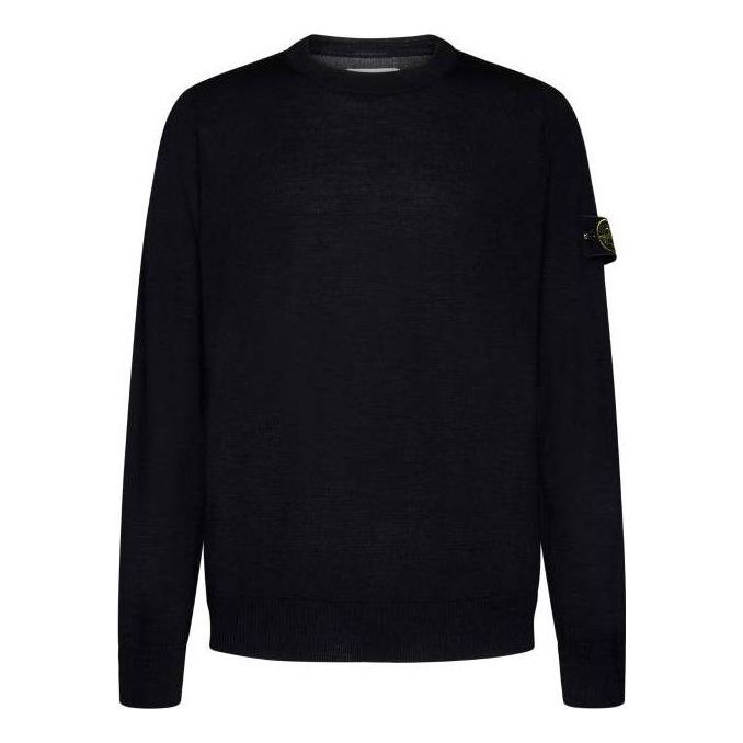 Sweater Stone Island Stone Island Men's Wool Crewneck Sweater Blå | 7915510C4-A0029, 0