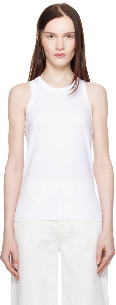 Tanktop Loulou de Saison Loulou de Saison Poso Tank Top Hvid | POSO, 0