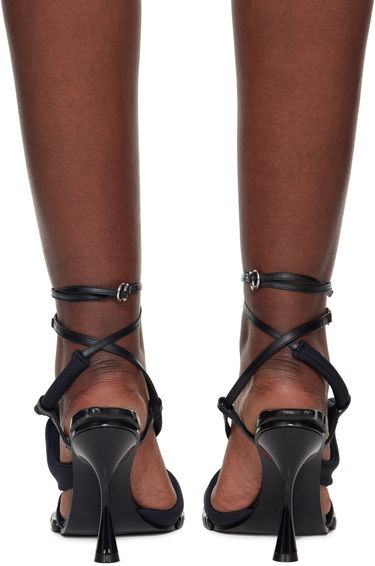 Skopleje Ottolinger Ottolinger Flower Heeled Sandals Sort | 13190013102, 1