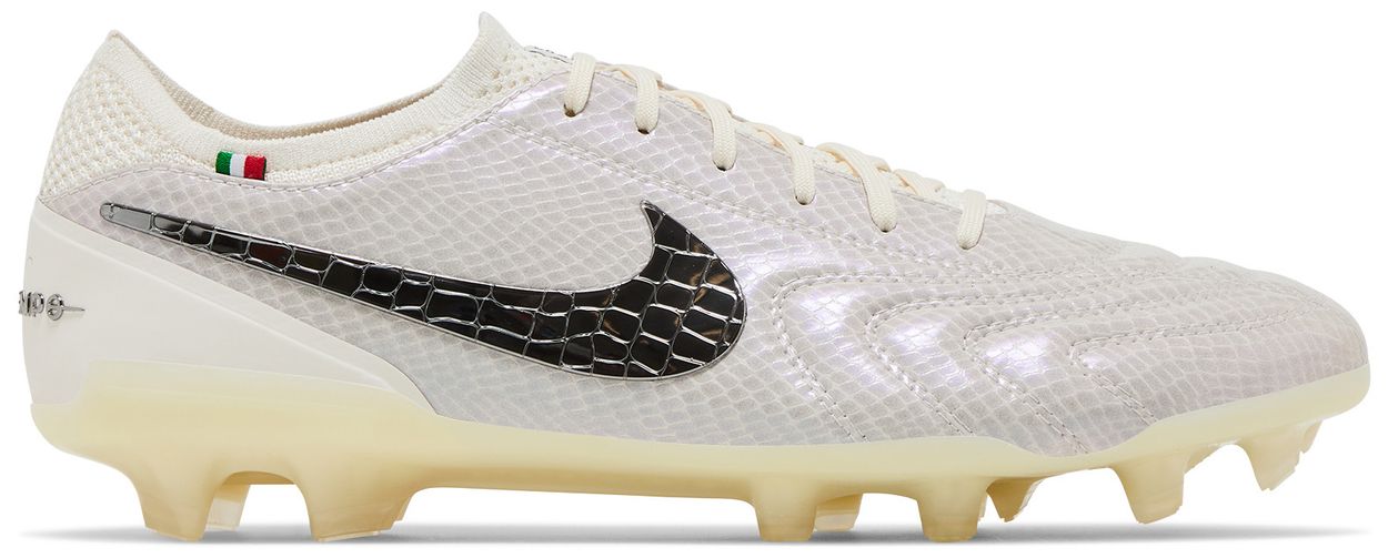 Sneakers og sko Nike Tiempo Legend 10 Elite Luxe FG Montebelluna Leather White Snakeskin Hvid | FZ1487-100, 0