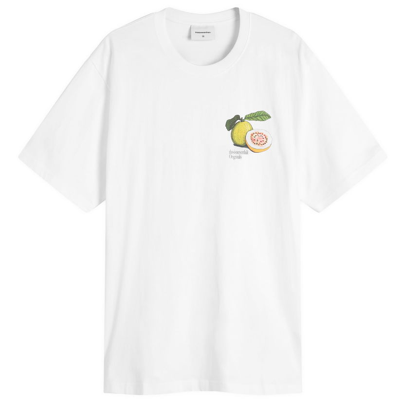 T-shirt thisisneverthat thisisneverthat Guava Graphic T-Shirt, Size Large Hvid | TN253TTSST09-WHT