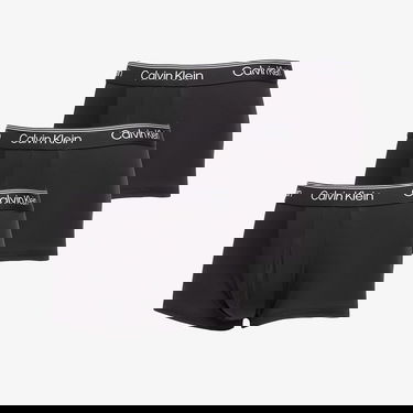 Boksere CALVIN KLEIN Low Rise Trunk 3-Pack Black Sort | LV00NB4409 UB1, 0