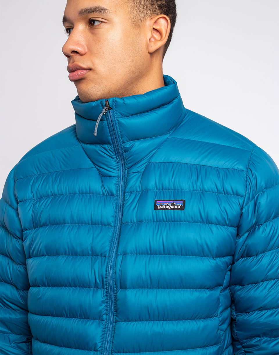Puffer jakke Patagonia Down Sweater Blå | 84675, 1