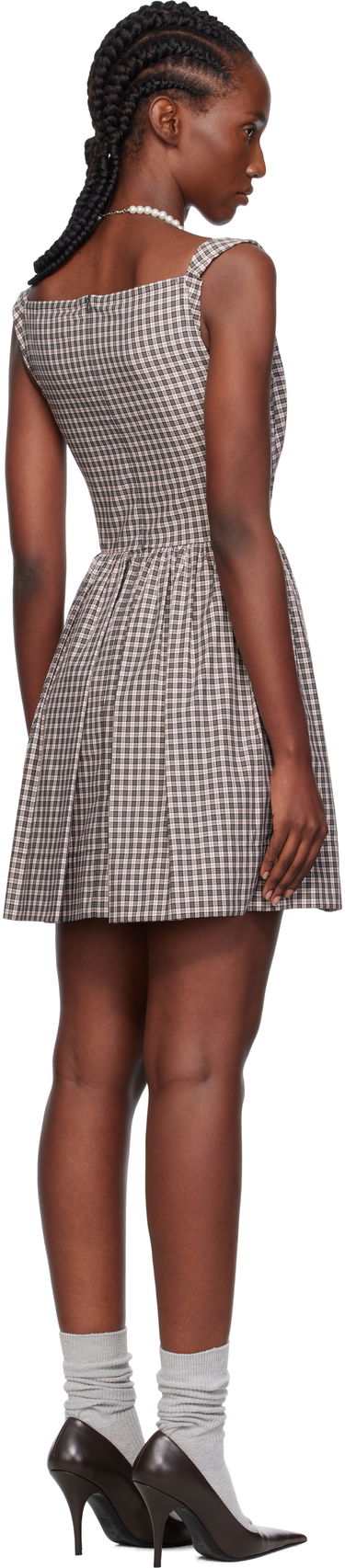 Kjole Vivienne Westwood Vivienne Westwood Sunday Plaid Mini Dress Flerfarvet | 1101039H-W0178-, 2