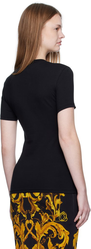 T-shirt Versace Versace Jeans Couture Printed T-Shirt Sort | E79HAHE01_ECJ02E, 2
