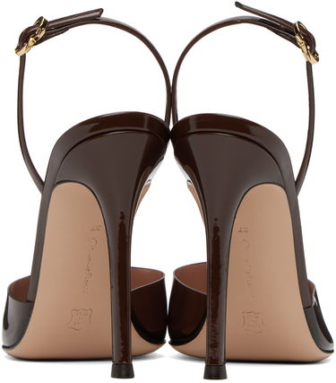 Tilbehør Gianvito Rossi Gianvito Rossi Ribbon D'Orsay Slingback Pumps Brun | G95359.15RIC.PXV, 1