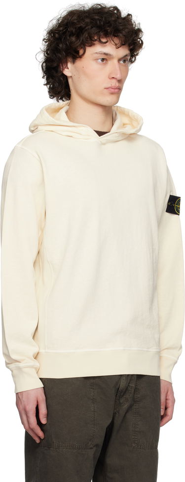 Sweatshirt Stone Island Stone Island Malfilé Fleece Hoodie Beige | K1S15 6100037 S0060, 1