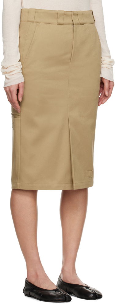 Nederdel Maison Margiela Maison Margiela Skater Chino Midi Skirt Grå | S51ME0028 S54042, 4