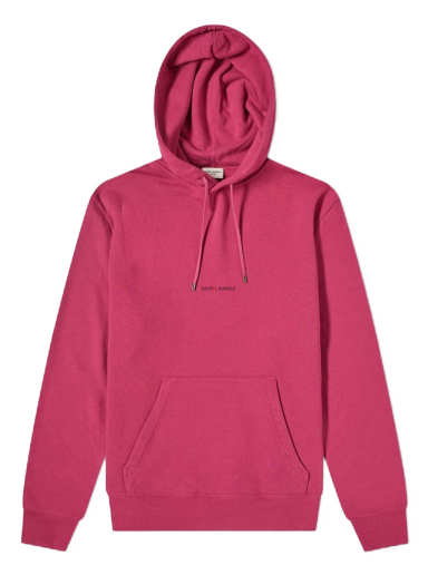 Sweatshirt Saint Laurent Archive Logo Hoody Lyserød | 666166YBQZ2-6841