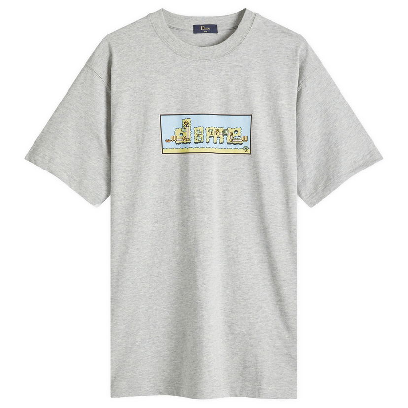 T-shirt Dime World Heather T-Shirt Grå | DIMEHO2460GRY