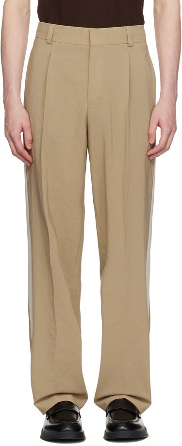 Bukser BOSS Hugo Flips252F1 Pleated Trousers Beige | 50538139, 0