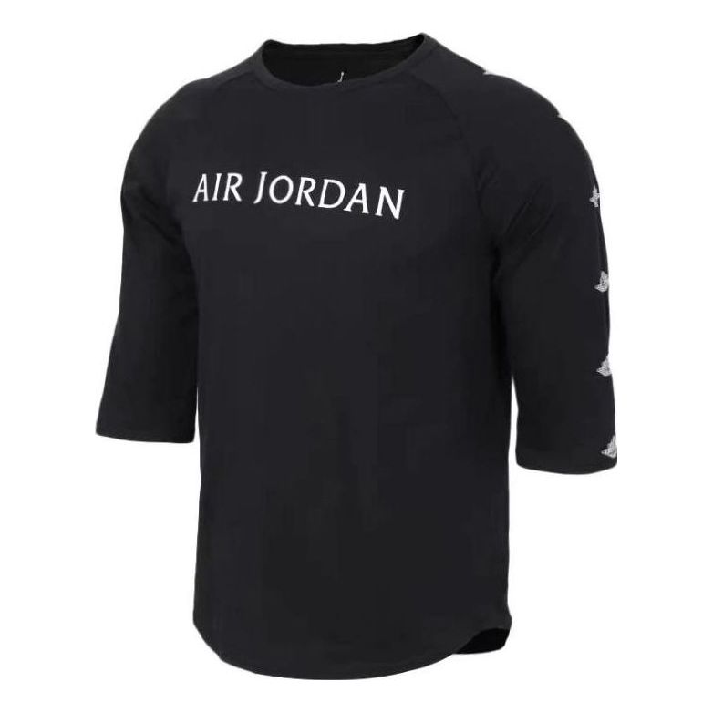 Jersey Jordan Jordan 3/4 Sleeve T-Shirt Sort | AA1912-010