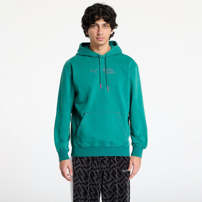 Sweatshirt Puma Squid Game x Graphic Hoodie Grøn | 62742786