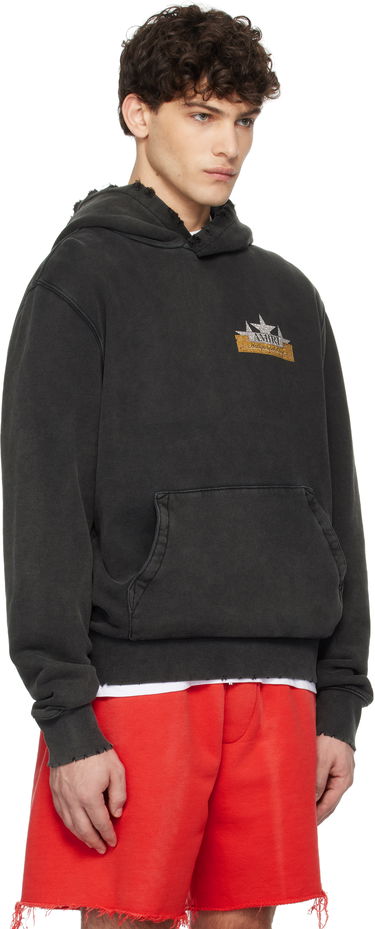 Sweatshirt AMIRI AMIRI Vintage Crystal Star Hoodie Sort | AMJYHD1095, 1
