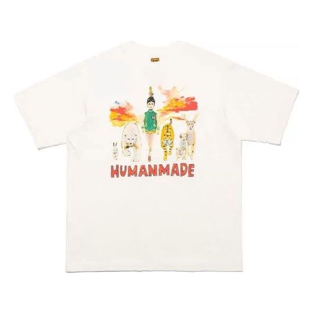 T-shirt Human Made KEIKO SOOTOME #12 Graphic T-Shirt Hvid | XX26TE002